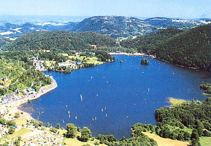 Apartamento Les Pieds Dans L'Eau Murol Exterior foto